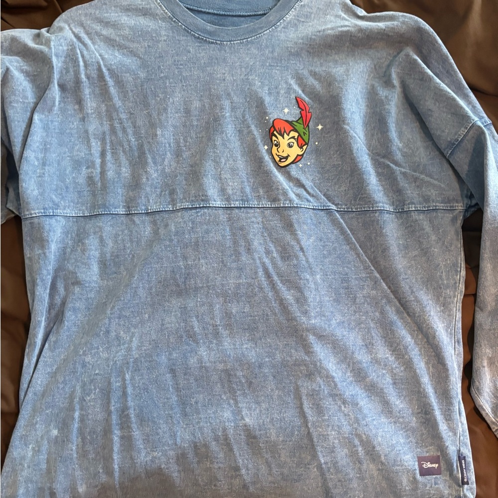 Disney Denim Blue Shirt with Peter Pan Design
